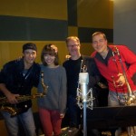 Recording for new artist J-Ari with Ben Pelletier and Charlie Huntley